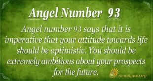 Angel Number 93