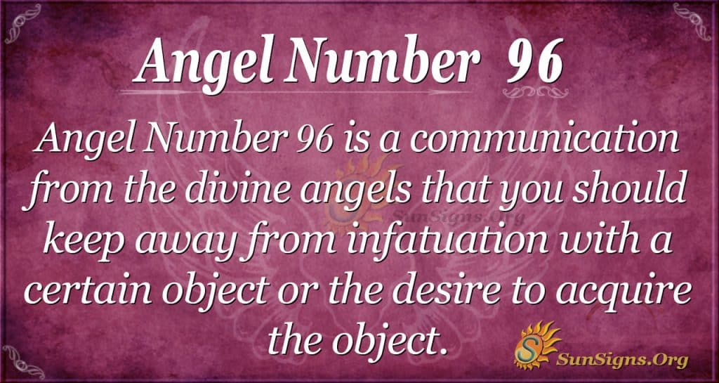  Numéro d'ange 96