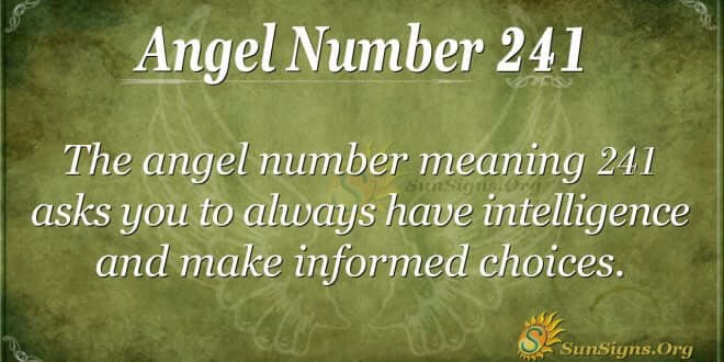 angel number 241