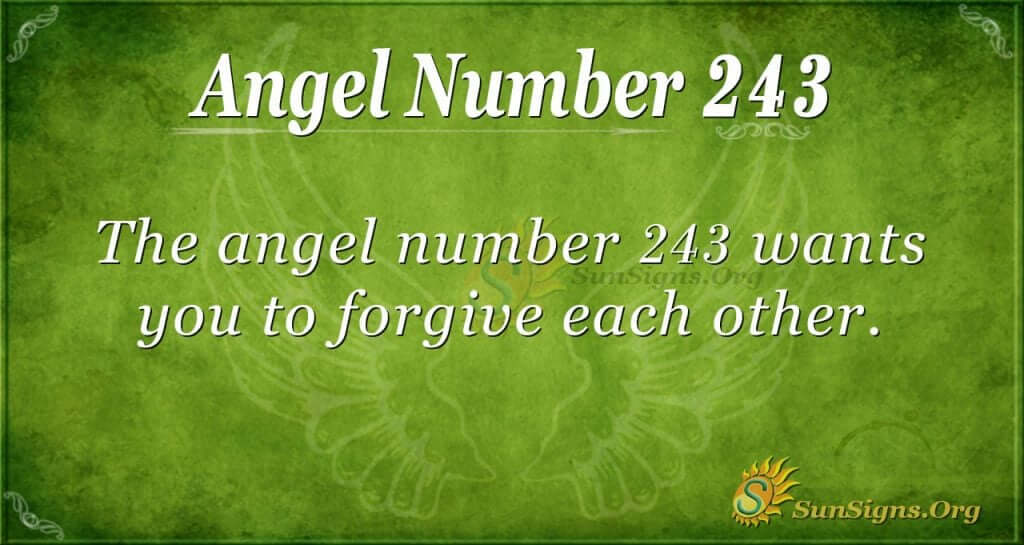 angel number 243