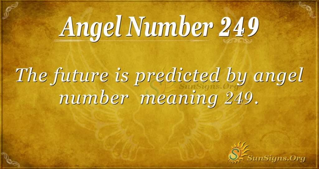 angel number 249