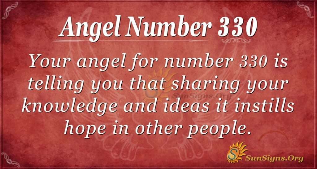 Angel Number 330