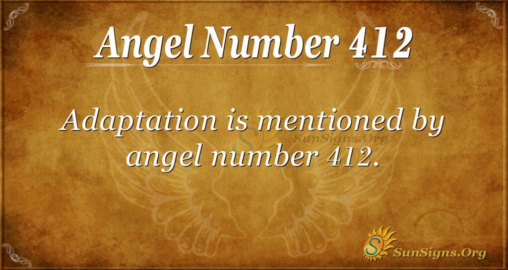 Angel Number 412