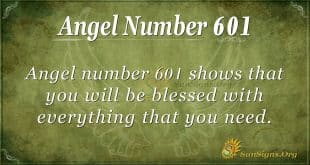 angel number 601