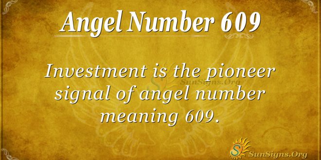 angel number 609