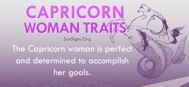 Capricorn woman traits