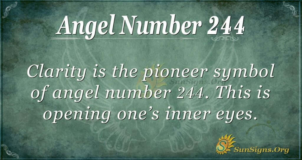 244 Angel Number Meaning For Manifestation