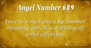 Angel Number 689