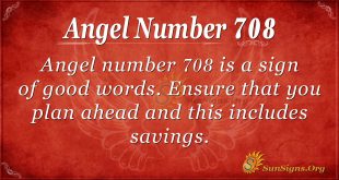 Angel Number 708