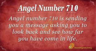 Angel Number 710