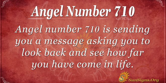 Angel Number 710