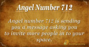 Angel Number 712