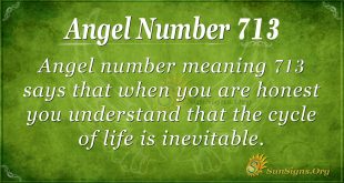 Angel Number 713