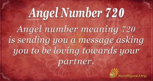 Angel Number 720