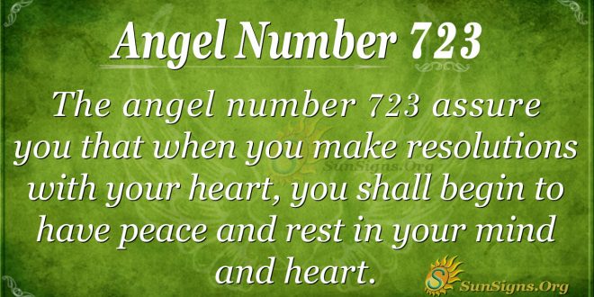 Angel Number 723