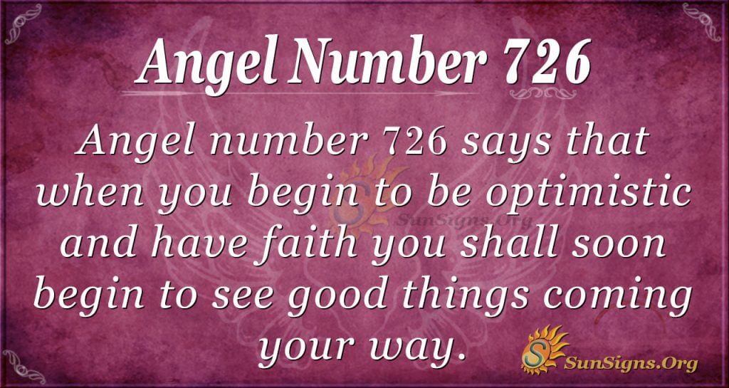 Angel Number 726