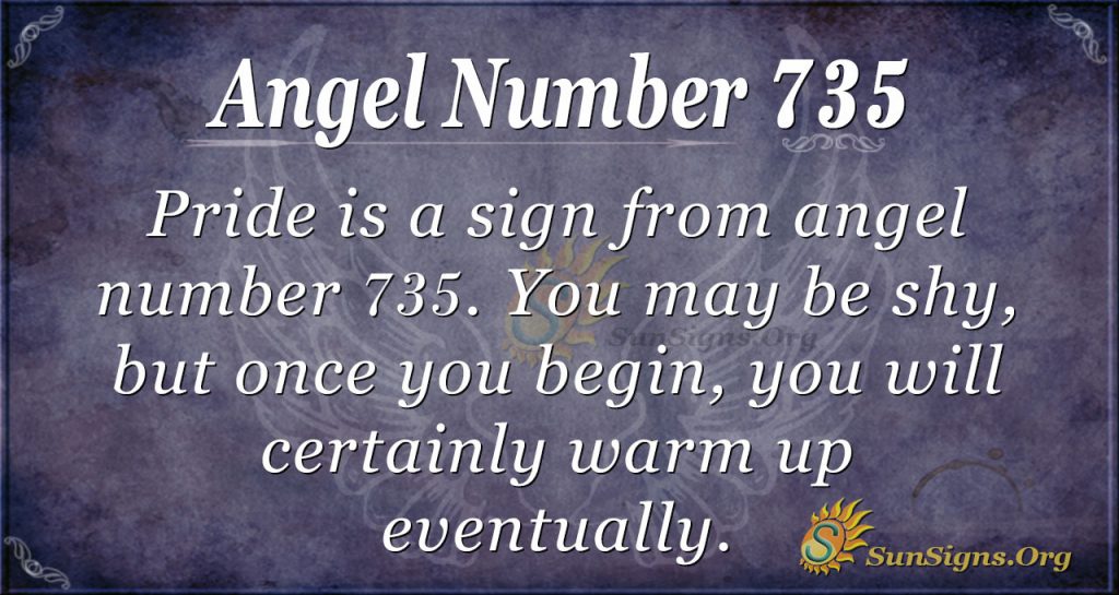 Angel Number 735