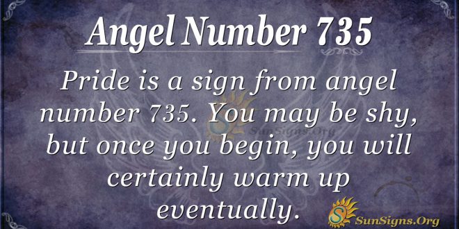 Angel Number 735