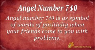 Angel Number 740