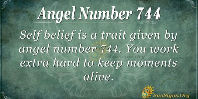 Angel Number 744