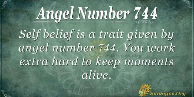 Angel Number 744