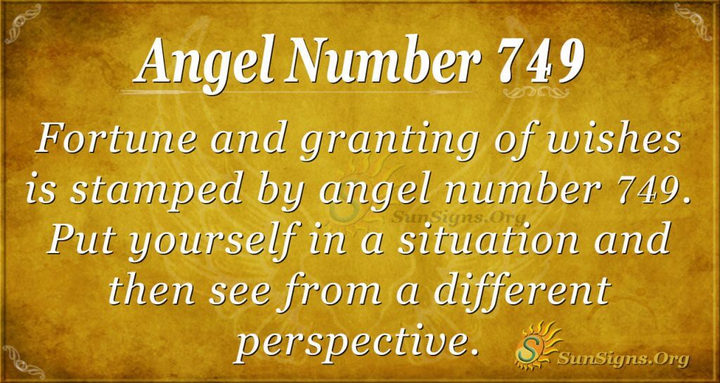 Angel Number 749