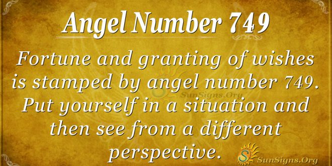 Angel Number 749
