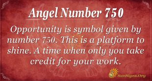 Angel Number 750