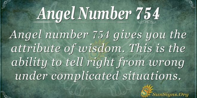 Angel Number 754