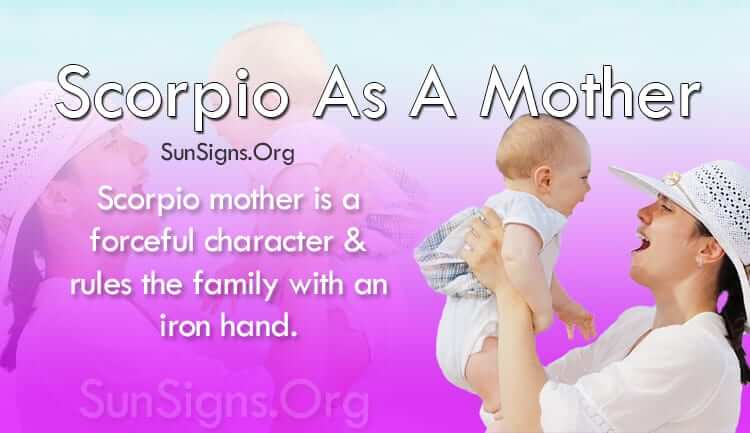 scorpio as mother