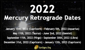 retrograde dates sunsigns capricorn
