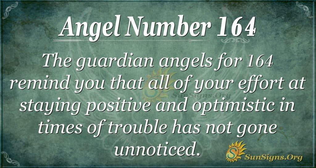 Angel Number 164 Meaning Personal Destiny SunSigns Org