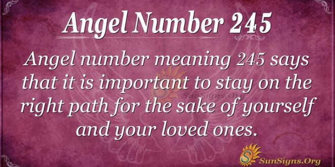angel number 245