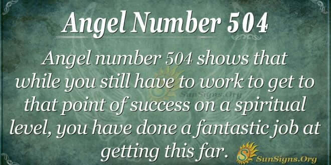 Angel Number 504