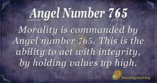 Angel Number 765