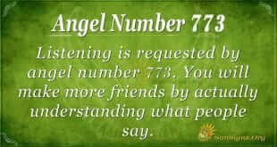 Angel Number 773