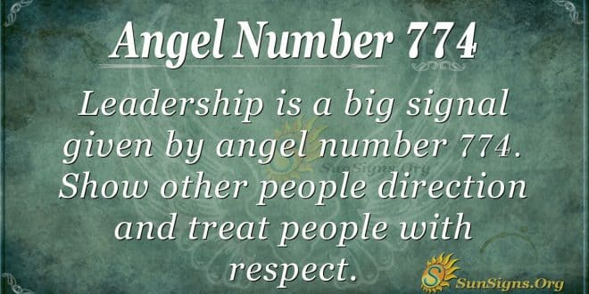 Angel Number 774