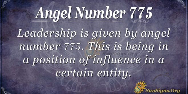 Angel Number 775