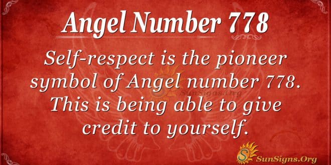 Angel Number 778