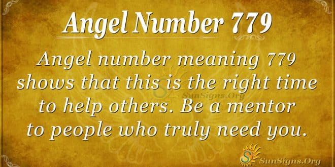 Angel Number 779