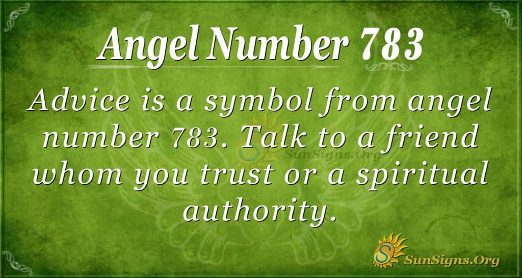 Angel Number 783