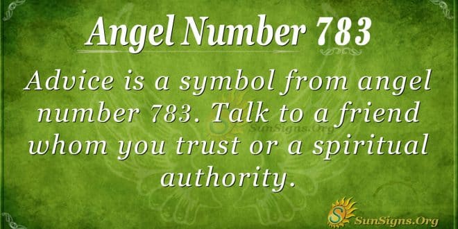 Angel Number 783
