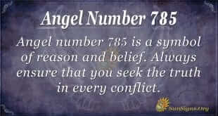 Angel Number 785
