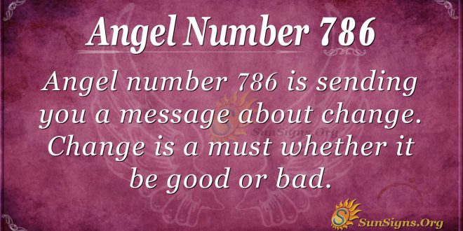 Angel Number 786