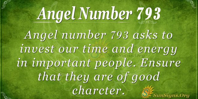 Angel Number 793