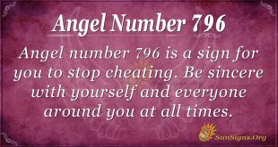 Angel Number 796
