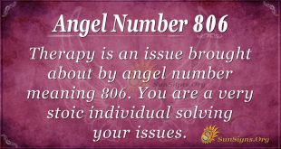 angel number 806