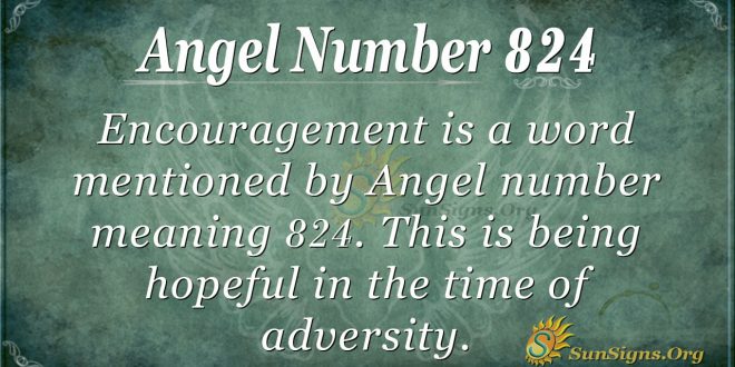 angel number 824