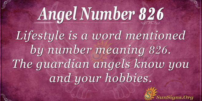 angel number 826
