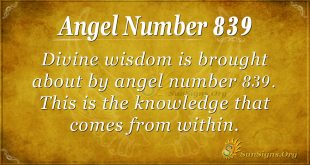 angel number 839